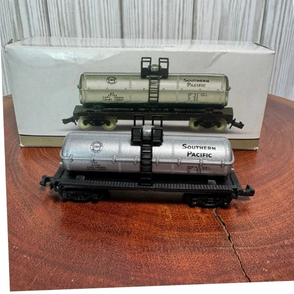 High Speed Metal‎ Products Southern Pacific Tank Car Silver N Scale Model Train